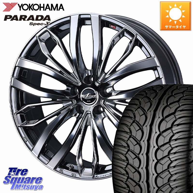 YOKOHAMA F0389 PARADA Spec-X PA02 スペックX ヨコハマ 255/40R20WEDS LEONIS SC レオニスSC ホイール 20インチ 20X8.5J 35 5穴 114.3 ヴァンガード|タイヤスクエアミツヤ