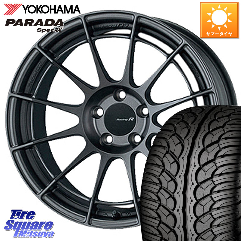 ENKEI エンケイ Racing Revolution NT03RR GM ホイール 18 X 8.5J +35 5穴 114.3 YOKOHAMA F2318 PARADA Spec-X PA02 スペックX ヨコハマ 235/60R18 アウトランダーPHEV