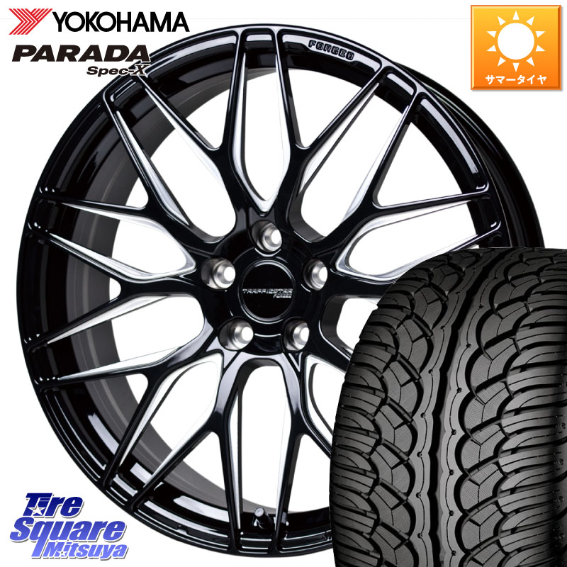 HotStuff TSF-01 BK/MP トラフィックスターフォージド 20インチ 20 X 8.5J +38 5穴 114.3 YOKOHAMA F5514 PARADA Spec-X PA02 スペックX ヨコハマ 235/35R20