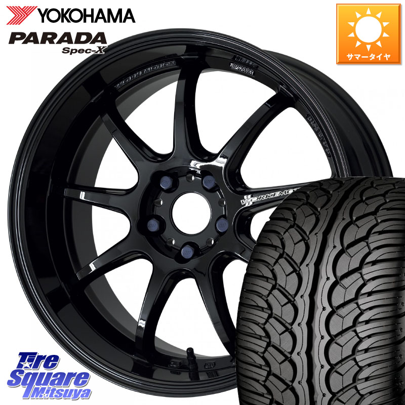 YOKOHAMA F2318 PARADA Spec-X PA02 スペックX ヨコハマ 235/60R18WORK ワーク EMOTION エモーション D9R 18インチ 18X8.5J 38 5穴 114.3 アウトランダーPHEV｜タイヤスクエアミツヤ