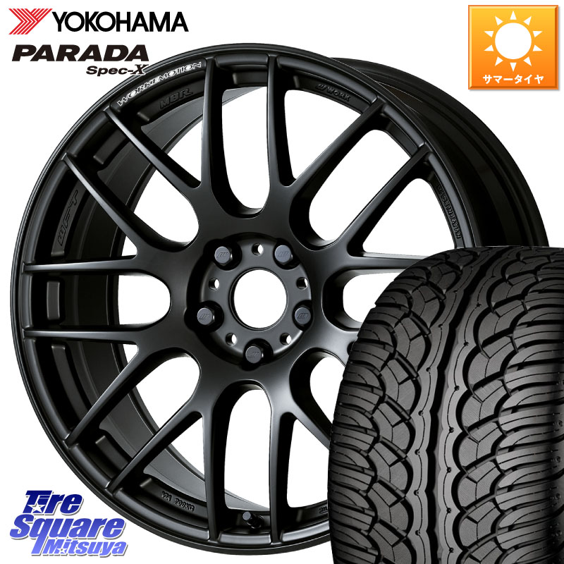 WORK ワーク EMOTION エモーション M8R MBL 18インチ 18 X 8.5J +45 5穴 114.3 YOKOHAMA F2318 PARADA Spec-X PA02 スペックX ヨコハマ 235/60R18 CX-60