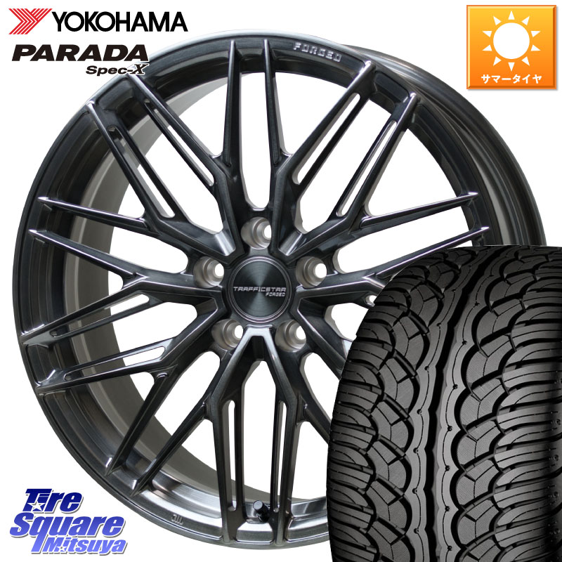 HotStuff TSF-03 BRSC トラフィックスターフォージド 20インチ 20 X 8.5J +38 5穴 114.3 YOKOHAMA F3043 PARADA Spec-X PA02 スペックX ヨコハマ 235/55R20 173,850円