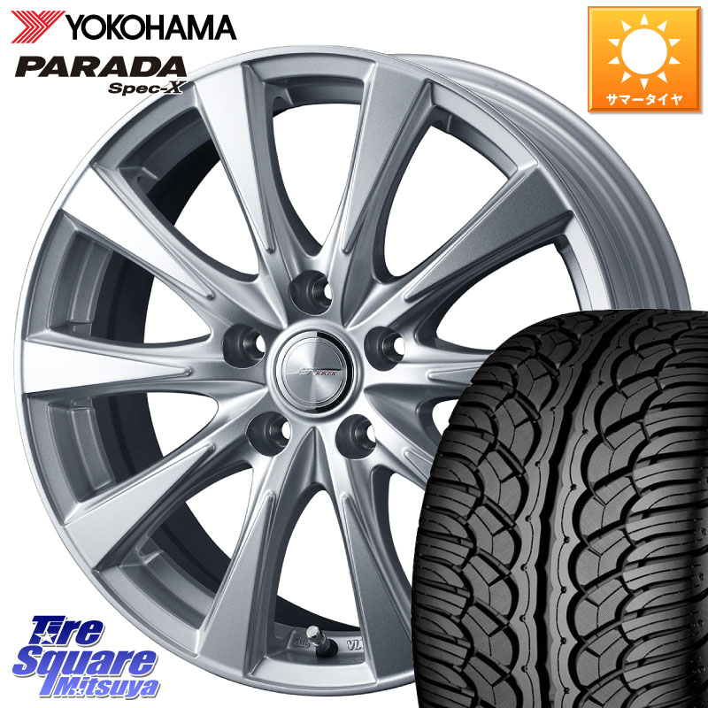 WEDS ジョーカースピリッツ ホイール 18 X 7.5J +48 5穴 114.3 YOKOHAMA F2318 PARADA Spec-X PA02 スペックX ヨコハマ 235/60R18