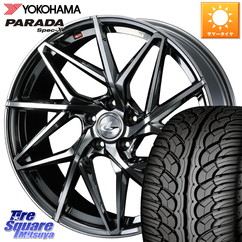 YOKOHAMA F0389 PARADA Spec-X PA02 スペックX ヨコハマ 255/40R20WEDS 40633 レオニス LEONIS IT 20インチ 20X8.5J 35 5穴 114.3 ヴァンガード|タイヤスクエアミツヤ