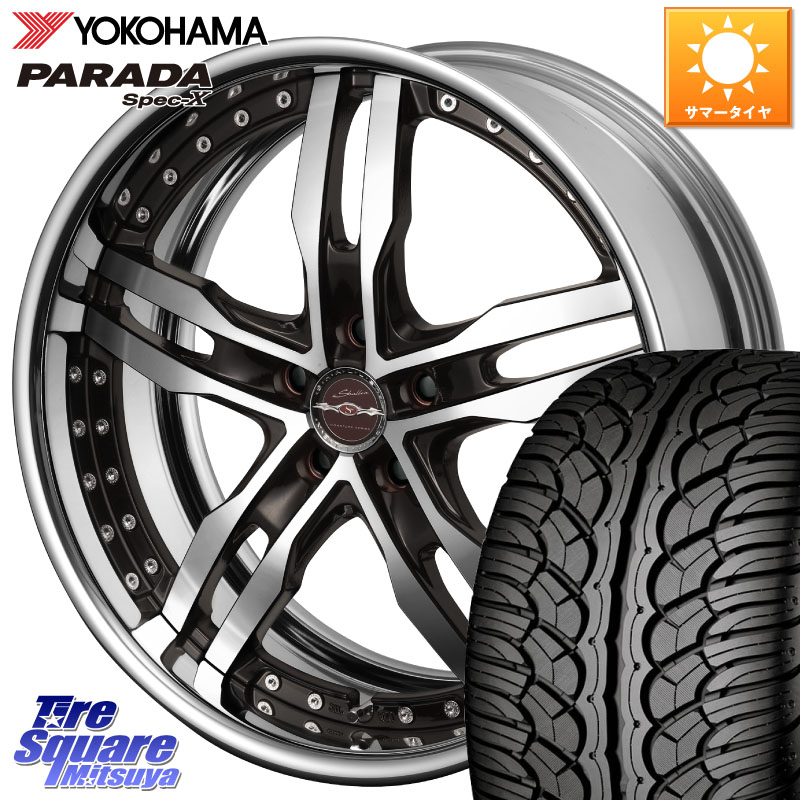 KYOHO SHALLEN XF-55 LowType Disk18インチ 2ピース 18 X 8.0J +50 5穴 114.3 YOKOHAMA F2318 PARADA Spec-X PA02 スペックX ヨコハマ 235/60R18