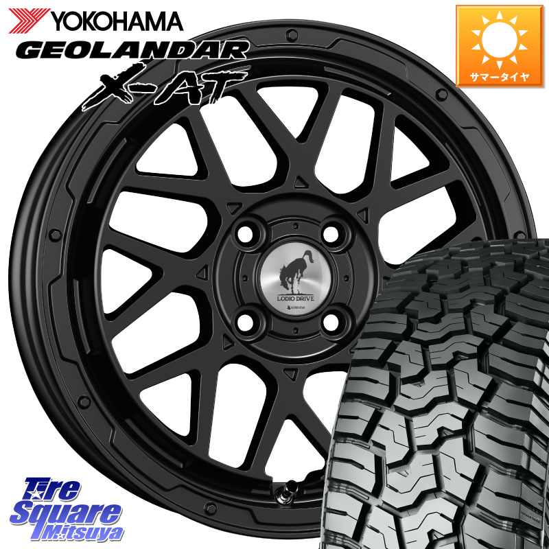 SUPER STAR LODIO DRIVE ロディオドライブ 8M MONO モノ 16インチ 16 X 6.0J +42 4穴 100 YOKOHAMA R8335 GEOLANDAR X-AT G016 ヨコハマ 185/60R16 アクアクロスオーバー FITクロスター