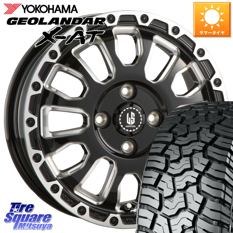 阿部商会 LA STRADA AVENTURA アヴェンチュラ 16インチ 16 X 6.0J +40 4穴 100 YOKOHAMA E5251 GEOLANDAR X-AT G016 在庫予定品● ヨコハマ【欠品次回6月以降】 215/70R16