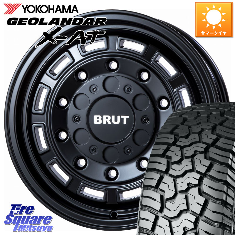 YOKOHAMA E5251 GEOLANDAR X-AT G016 在庫● ヨコハマ 215/70R16BRUT ブルート BR-70 BR70 ホイール 16インチ 16X6.5J 30 5穴 114.3 デリカD:5 デリカD:5(26+) RVR クルーガー V・L ハリアー|タイヤスクエアミツヤ