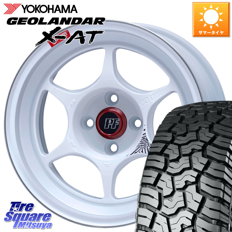 YOKOHAMA R8335 GEOLANDAR X-AT G016 ヨコハマ 185/60R16ENKEI エンケイ PerformanceLine PF06 ホイール 16インチ 16X6.5J 45 4穴 100 アクアクロスオーバー FITクロスター MAZDA2 マツダ2(デミオ)|タイヤスクエアミツヤ