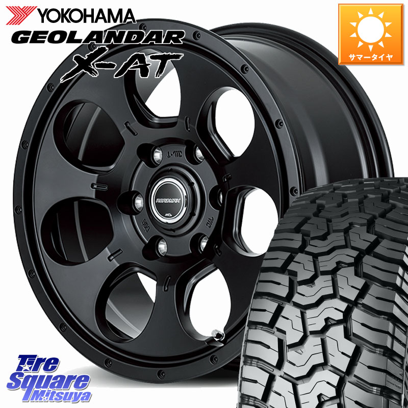 YOKOHAMA E5592 GEOLANDAR X-AT G016 在庫● アウトラインホワイトレター ヨコハマ 109/107【欠品次回7月以降】 215/65R16 109*107MANARAY MID ROADMAX MUD AGENT ホイール 16インチ 16X6.5J 38 6穴 139.7 200系ハイエース｜タイヤスクエアミツヤ