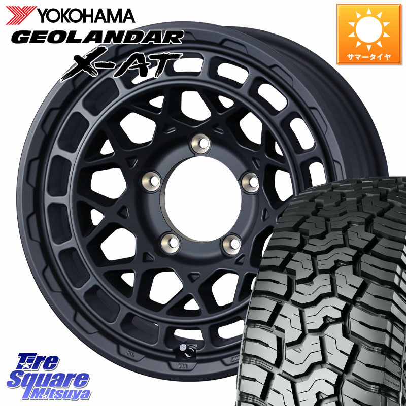 WEDS MUDVANCE X TYPE M ホイール 16インチ マッドヴァンス 16 X 5.5J +22 5穴 139.7 YOKOHAMA E5295 GEOLANDAR X-AT G016 アウトラインホワイトレター 195R16 ヨコハマ 195/*R16