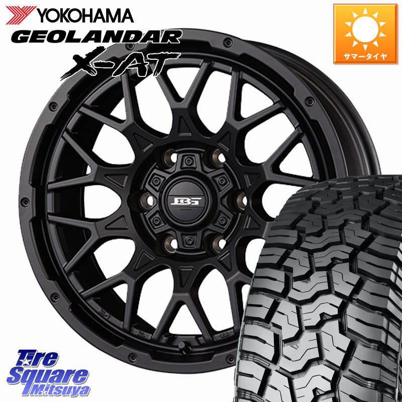KOSEI BOTTOMGARCIA SHADOWBAHT ホイール 17インチ 17 X 8.0J +20 6穴 139.7 YOKOHAMA E5384 GEOLANDAR X-AT G016 ヨコハマ 275/65R17