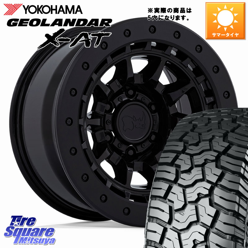 BLACK RHINO TUSK ブラック ホイール 17インチ ブラックライノ◇参考画像 17 X 8.5J +0 5穴 127 YOKOHAMA E4937 GEOLANDAR X-AT G016 ヨコハマ 37X/13.50R17 クライスラー ジープ ラングラー JK系 クライスラー ジープ ラングラー JL系