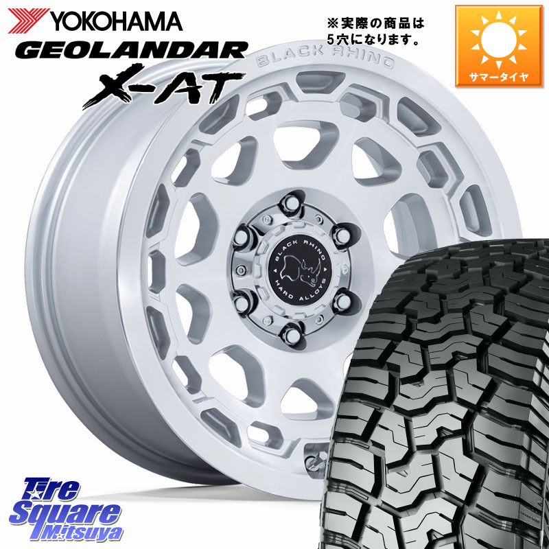 BLACK RHINO CONGO コンゴ ホイール 17インチ ブラックライノ◇参考画像 17 X 8.5J +35 5穴 127 YOKOHAMA E5496 GEOLANDAR X-AT G016 ヨコハマ 285/70R17 クライスラー ジープ ラングラー JK系 クライスラー ジープ ラングラー JL系