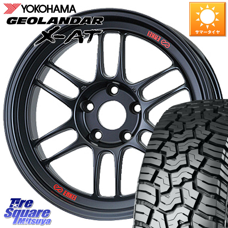 ENKEI エンケイ Racing RPF1 ホイール 18 X 7.5J +48 5穴 114.3 YOKOHAMA E5719 GEOLANDAR X-AT G016 アウトラインホワイトレター ヨコハマ 235/60R18