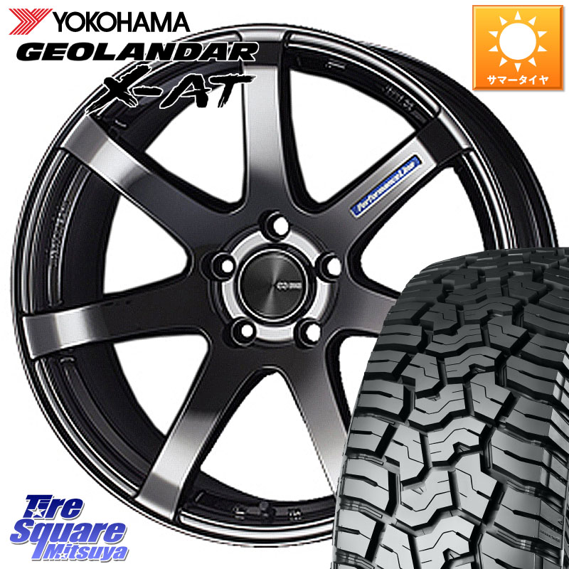 YOKOHAMA E5719 GEOLANDAR X-AT G016 アウトラインホワイトレター ヨコハマ 235/60R18ENKEI エンケイ PerformanceLine PF07 -COLORS- 18X7.5J 48 5穴 114.3 CX-5 CX5 MAZDA CX-7 CX7 MAZDA CR-V｜タイヤスクエアミツヤ