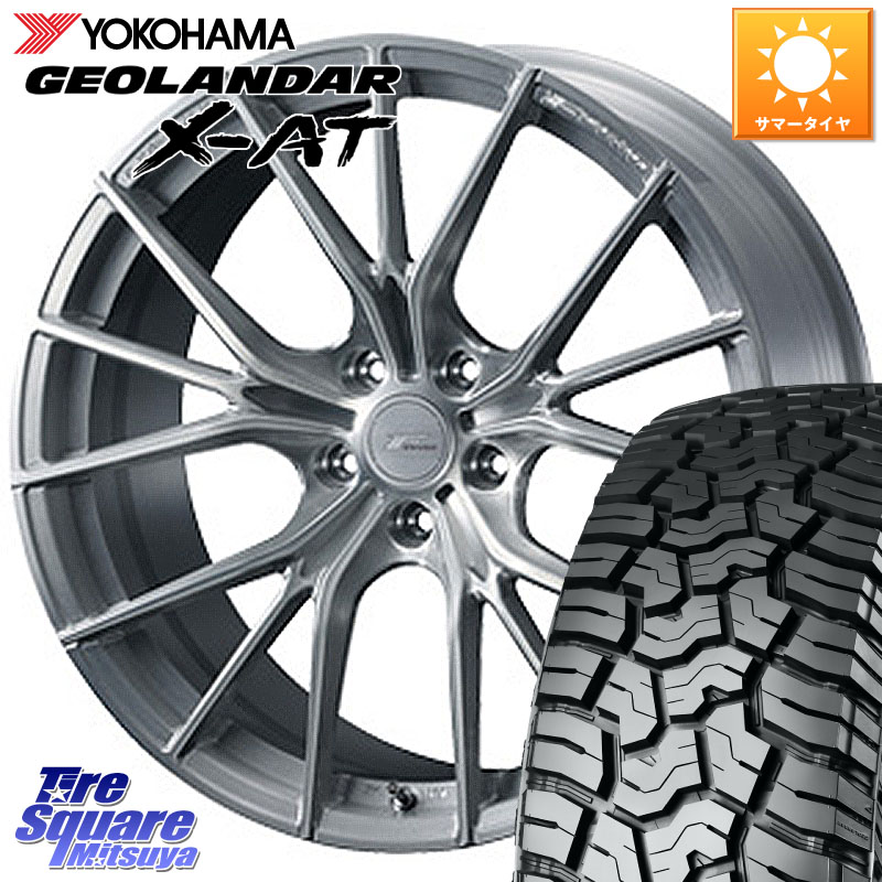 WEDS F ZERO FZ-1 FZ1 鍛造 FORGED ホイール18インチ エフゼロ 18 X 7.5J +38 5穴 114.3 YOKOHAMA E5719 GEOLANDAR X-AT G016 アウトラインホワイトレター ヨコハマ 235/60R18 50系RAV4 FE0系アリアARIYA T33エクストレイル CX-60 CX-80 アウトランダーPHEV