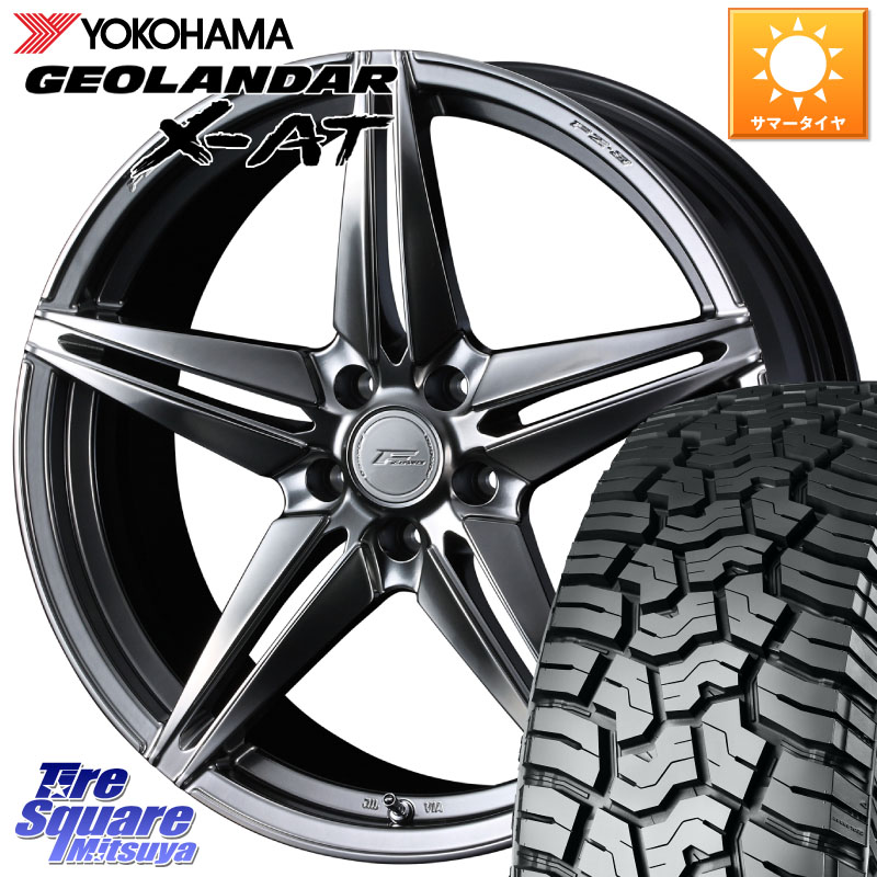 WEDS F ZERO FZ-3 FZ3 鍛造 FORGED ホイール18インチ エフゼロ 18 X 8.0J +45 5穴 114.3 YOKOHAMA E5719 GEOLANDAR X-AT G016 アウトラインホワイトレター ヨコハマ 235/60R18 50系RAV4 CX-60 CX-80 188,945円