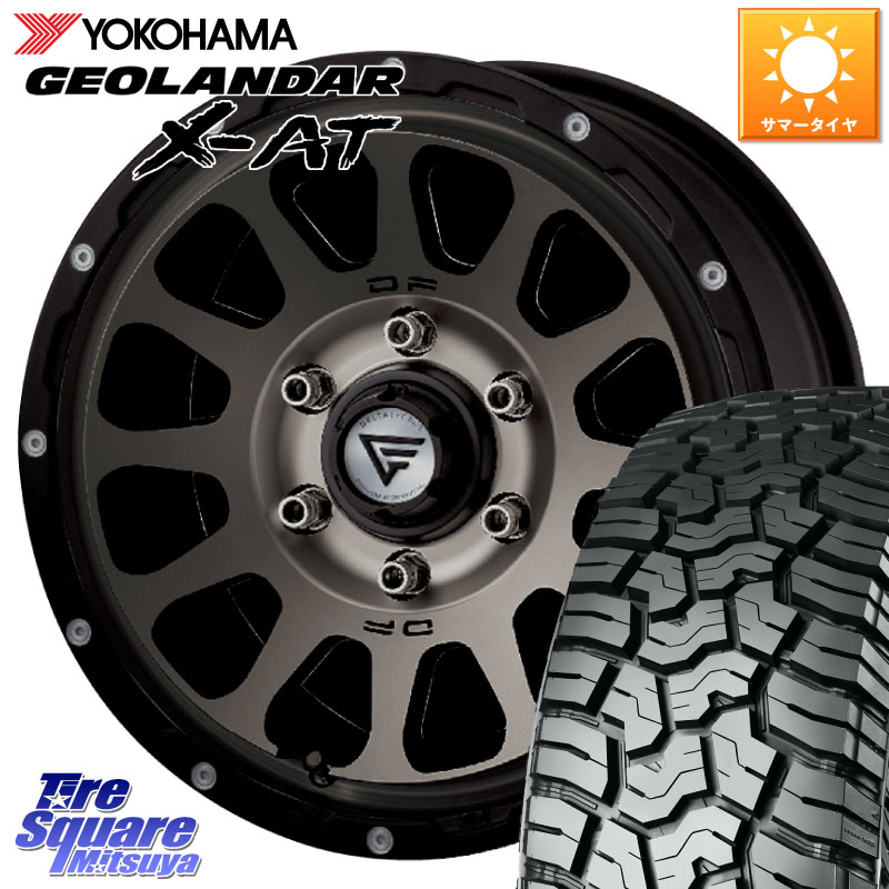 DELTA FORCE デルタフォース オーバル ハイエース専用 ホイール 16インチ 16 X 7.0J(HIACE) +38 6穴 139.7 YOKOHAMA E5592 GEOLANDAR X-AT G016 在庫予定品● アウトラインホワイトレター ヨコハマ 109/107 【欠品次回5月以降】 215/65R16 109*107