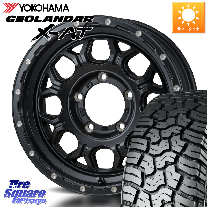YOKOHAMA E5168 GEOLANDAR X-AT G016 ブラックレター ヨコハマ 235/70R16MONZA HI-BLOCK JERRARD ホイール 16インチ 16X6.0J 0 5穴 139.7 ジムニー専用(要リフトアップ/オーバーフェンダー等) ジムニ−シエラ/ノマド(カスタム) AZオフロード カスタムサイズ|タイヤスクエアミツヤ