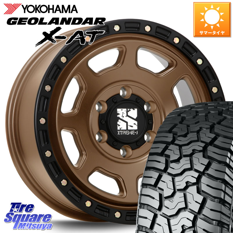 MLJ XJ07 XTREME-J 6H MB エクストリームJ ホイール 18インチ 18 X 8.0J(M14) +50 6穴 139.7 YOKOHAMA R8636 GEOLANDAR X-AT G016 ヨコハマ 285/65R18 148,370円