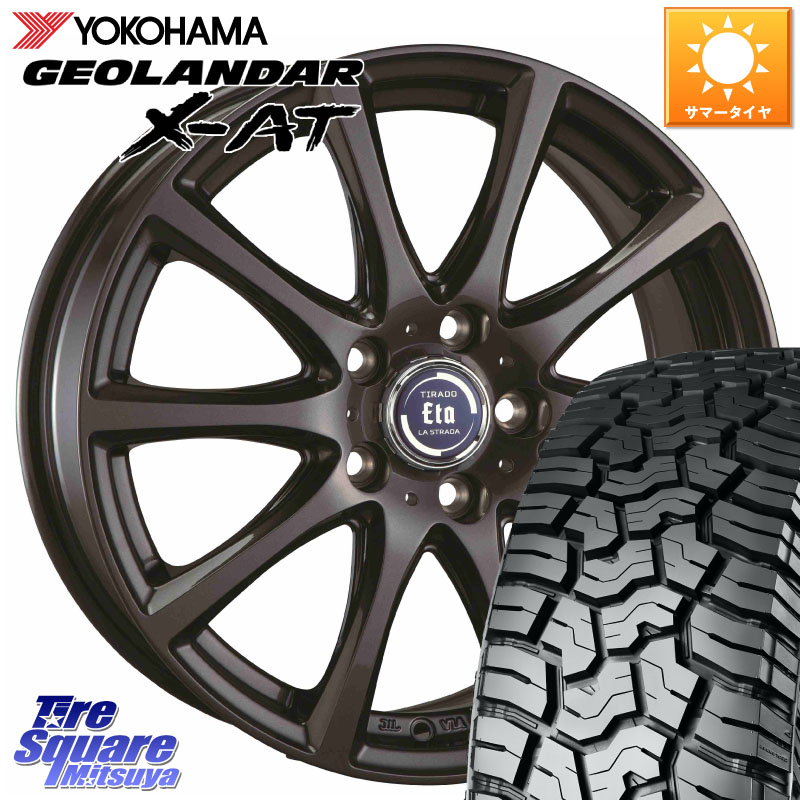 阿部商会 ティラード イータ 16 X 6.5J +38 5穴 114.3 YOKOHAMA E5380 GEOLANDAR X-AT G016 ヨコハマ 245/70R16