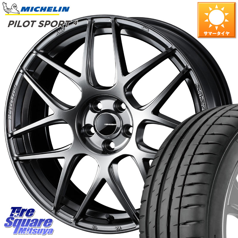 ミシュラン PILOT SPORT4 パイロットスポーツ4 (99Y) XL MO 正規 235/45R19WEDS WedsSport SA-27R SA27R ウェッズ スポーツ ホイール 19インチ 19X8.0J 45 5穴 114.3 ZE2リーフ|タイヤスクエアミツヤ