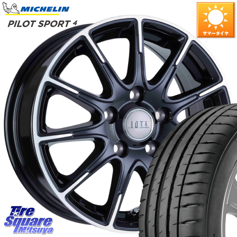 ミシュラン PILOT SPORT4 パイロットスポーツ4 Acoustic 98Y XL T0 正規 235/45R18阿部商会 IOTA 平座仕様(レクサス・トヨタ専用) TIRADO イオタ ホイール 18インチ 18X7.5J 38 5穴 114.3 70系カムリ ES レクサス｜タイヤスクエアミツヤ 111,690円