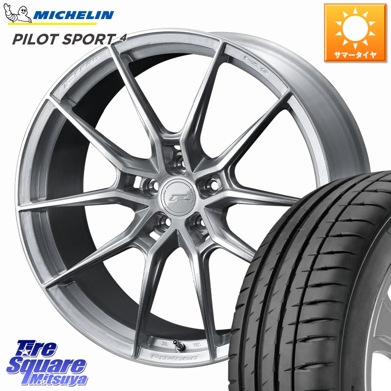 WEDS 【欠品次回4月下旬】 F ZERO FZ-6 FZ6 鍛造 FORGED ホイール 20インチ エフゼロ 20 X 8.5J +30 5穴 114.3 ミシュラン PILOT SPORT4 パイロットスポーツ4 Acoustic 101Y XL AO 正規 255/40R20