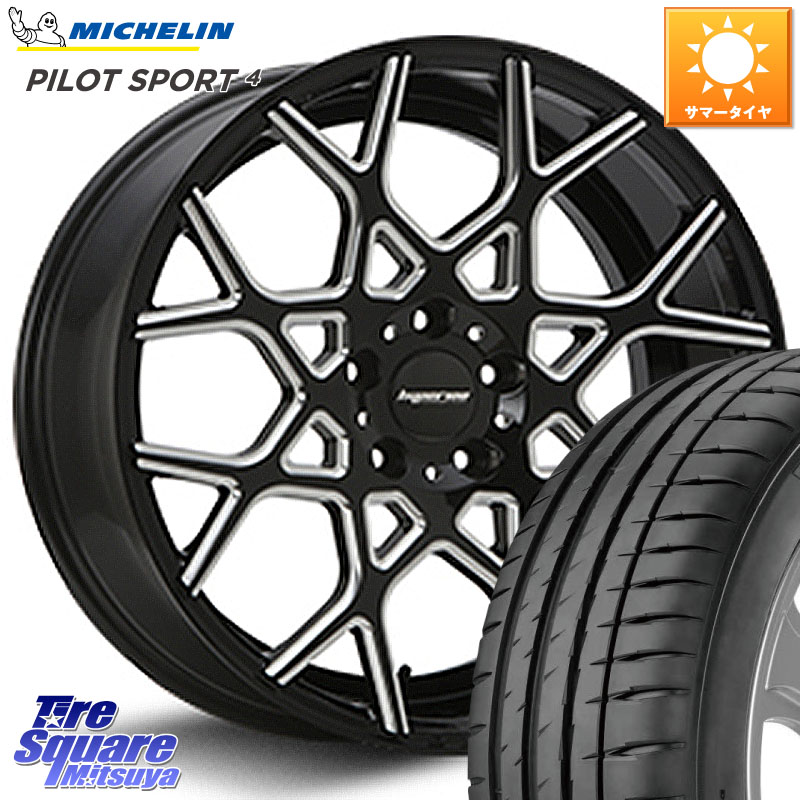MLJ huperion ハイペリオン CVZ ホイール 20インチ 20 X 8.5J +35 5穴 114.3 ミシュラン PILOT SPORT4 パイロットスポーツ4 103Y XL NF0 正規 245/45R20