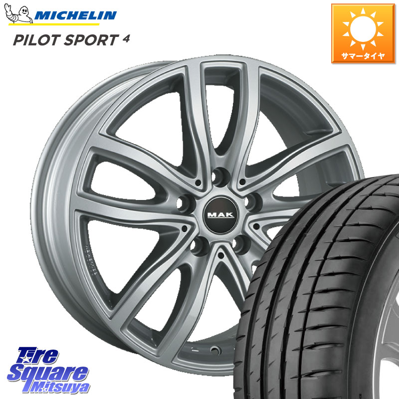 ミシュラン PILOT SPORT4 パイロットスポーツ4 ZP RFT 95Y XL ★ 正規 225/45RF18阿部商会 MAK FAHR ホイール 18インチ 18X8.0J(BMW G29) 30 5穴 112 BMW Z4 G29|タイヤスクエアミツヤ