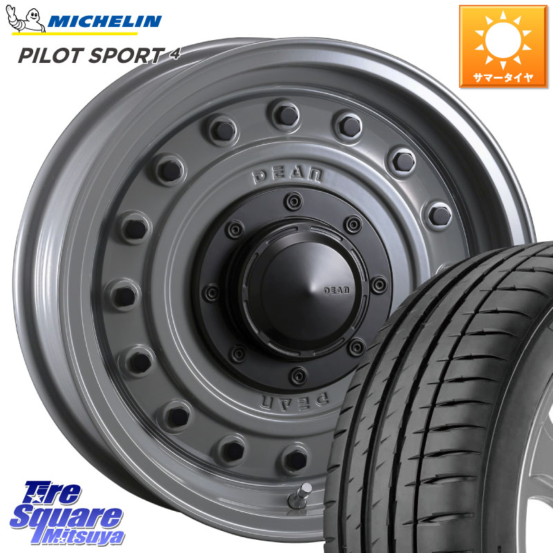 ミシュラン PILOT SPORT4 パイロットスポーツ4 (94Y) XL 正規 205/55R16CRIMSON ディーン コロラド 16インチ 16X7.0J 37 5穴 114.3 GRヤリスRSノーマルキャリパー|タイヤスクエアミツヤ