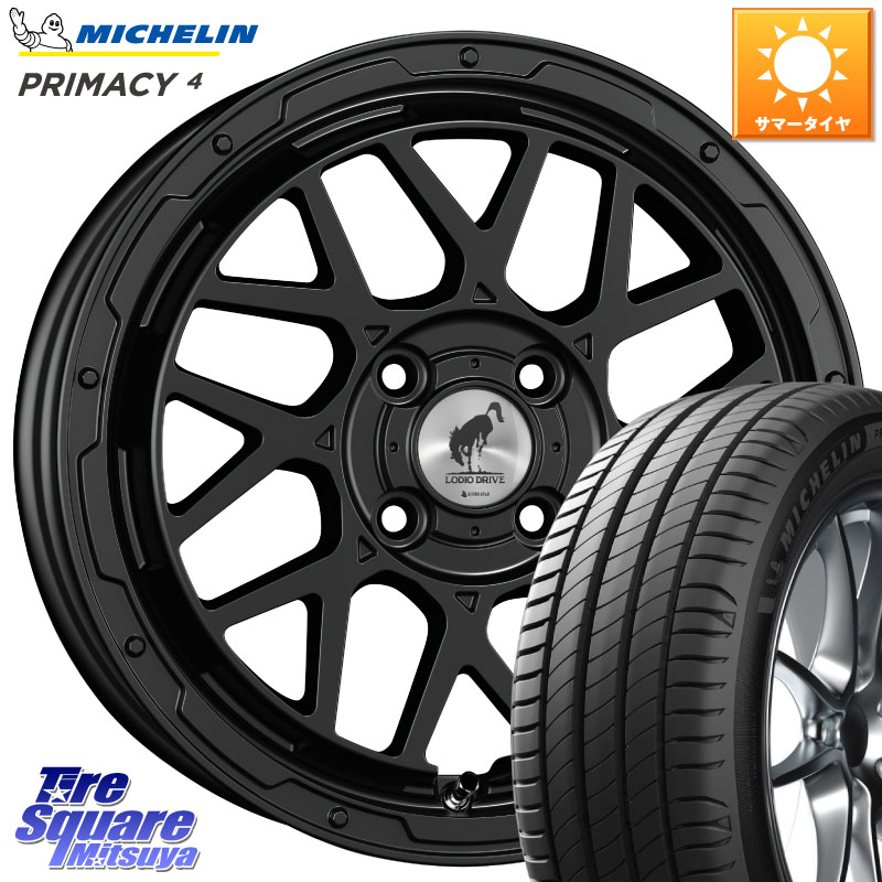 ミシュラン PRIMACY4 プライマシー4 91W ★ 正規 205/55R16SUPER STAR LODIO DRIVE ロディオドライブ 8M MONO モノ 16インチ 16X6.0J 42 4穴 100 E13オーラ アクア｜タイヤスクエアミツヤ