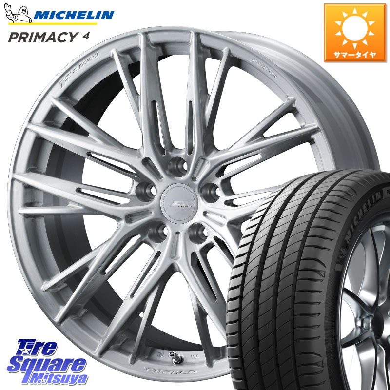 WEDS F ZERO FZ-5 FZ5 鍛造 FORGED ホイール 18インチ エフゼロ 18 X 8.5J +35 5穴 114.3 ミシュラン PRIMACY4 プライマシー4 95V DT 正規 225/50R18