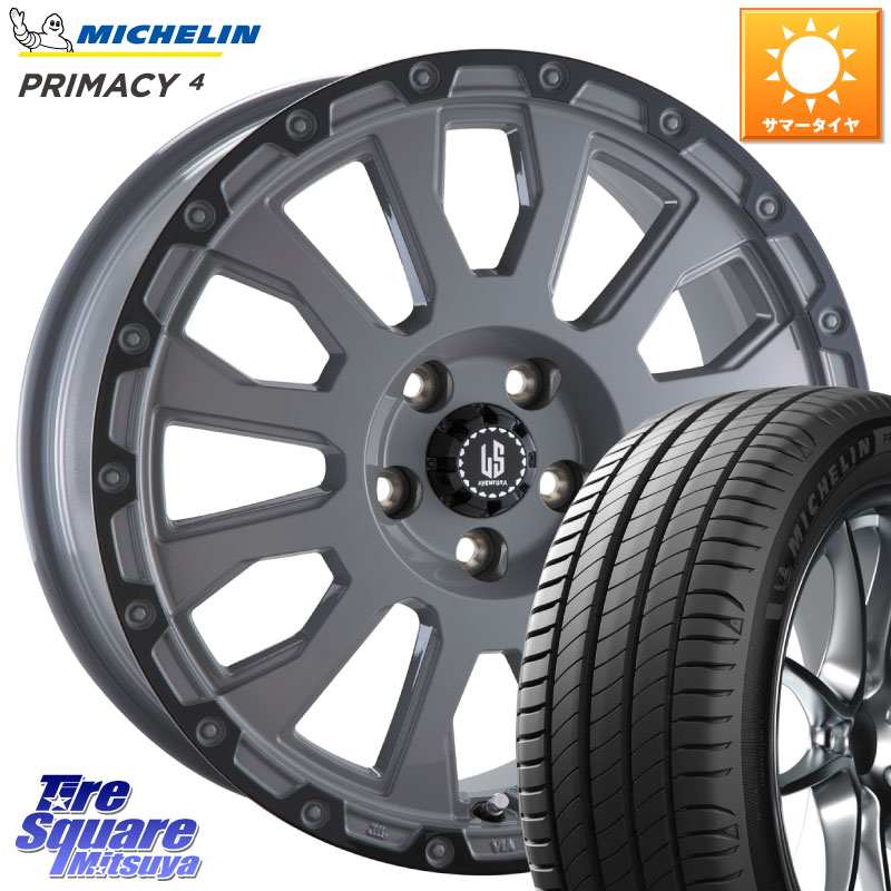 ミシュラン PRIMACY4 プライマシー4 100Y XL MO 正規 245/45R18阿部商会 LA STRADA AVENTURA アヴェンチュラ 18インチ 18X8.0J 40 5穴 114.3 シーマ 日産|タイヤスクエアミツヤ