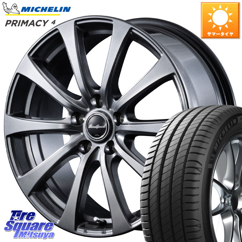 MANARAY MID EuroSpeed G10 ホイール 15インチ 15 X 6.0J +45 5穴 100 ミシュラン PRIMACY4 プライマシー4 91V 正規 195/65R15 210系カローラスポーツ 50系プリウス 60,836円