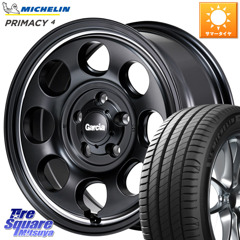 ミシュラン PRIMACY4 プライマシー4 87W ★ 正規 195/55R16MANARAY MID Garcia Palm8 ガルシア パーム8 ホイール 16インチ 16X7.0J 40 5穴 114.3｜タイヤスクエアミツヤ
