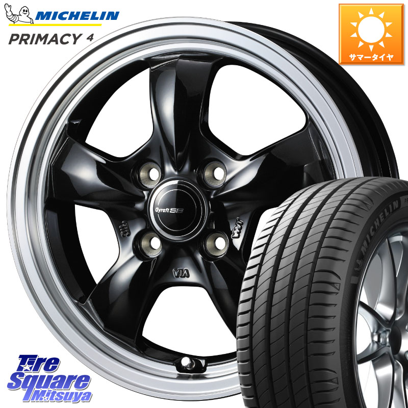 ミシュラン PRIMACY4 プライマシー4 91V 正規 195/65R15WEDS グラフト GYRAFT 5S ホイール 15インチ 15X5.5J 42 4穴 100 E13オーラ ブルーバードシルフィ 日産 カローラフィールダー カローラアクシオ|タイヤスクエアミツヤ
