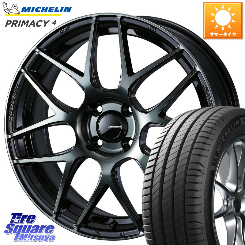 WEDS 74159 SA-27R ウェッズ スポーツ WBC ホイール 15インチ 15 X 6.0J +48 4穴 100 ミシュラン PRIMACY4 プライマシー4 91V 正規 195/65R15 E13ノートクロスオーバー