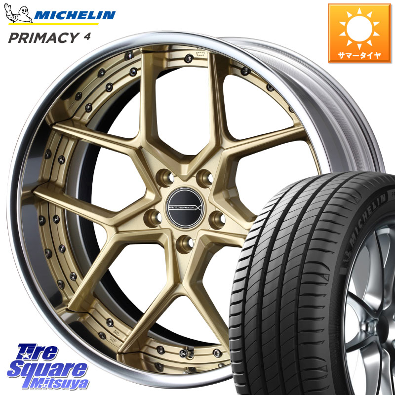 ミシュラン PRIMACY4 プライマシー4 103V XL VOL 正規 235/50R19WEDS MAVERICK 1505S S-LoDisk 2ピース ホイール 19インチ 19X7.5J 43 5穴 114.3 SL系フォレスター BT5レガシィアウトバック ハリアー|タイヤスクエアミツヤ