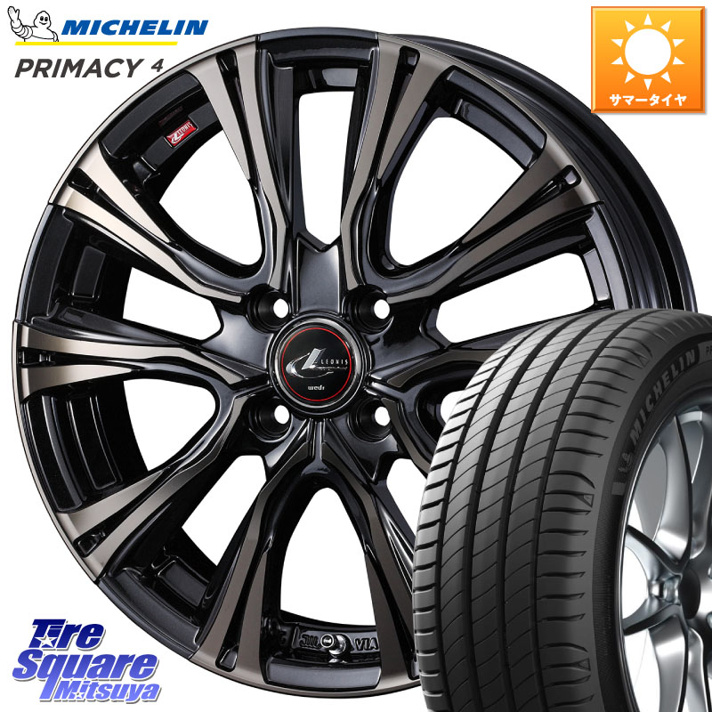ミシュラン PRIMACY4 プライマシー4 88H XL 正規 185/60R15WEDS 41211 LEONIS VR ウェッズ レオニス ホイール 15インチ 15X5.5J 43 4穴 100 160系カローラフィールダー ヤリス GR/GS系フィット 130系ヴィッツ ヴィッツ カローラフィールダーハイブリッド アクア シエン|タイヤスクエアミツヤ