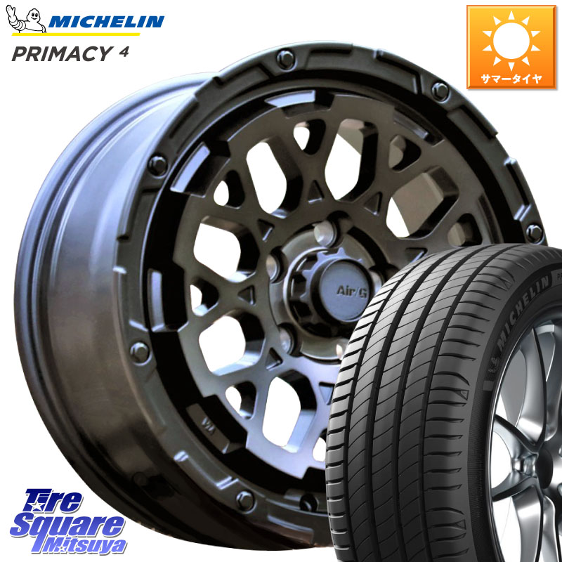 ミシュラン PRIMACY4 プライマシー4 98W XL S1 正規 215/55R174X4エンジニアリング Air/G Rocks ロックス GHOST ホイール 17インチ 17X7.0J 32 5穴 114.3｜タイヤスクエアミツヤ 127,340円