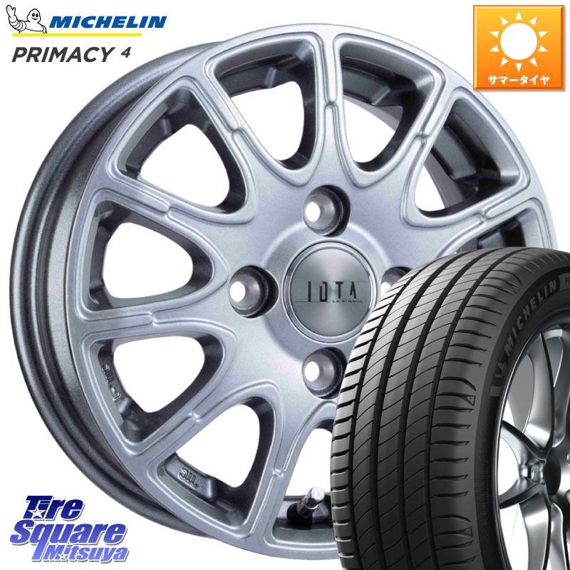 阿部商会 TIRADO IOTA イオタ ホイール 15インチ 15 X 6.0J +45 4穴 100 ミシュラン PRIMACY4 プライマシー4 88H XL 正規 185/60R15 160系カローラフィールダー ヤリス GR・GS系フィット 130系ヴィッツ