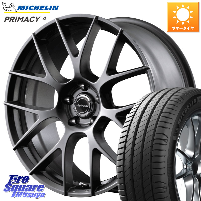 MANARAY Lefinada MOTION3 平座仕様 トヨタ・レクサス専用 ホイール 18インチ MID 18 X 8.0J +42 5穴 114.3 ミシュラン PRIMACY4 プライマシー4 97Y XL MO 正規 245/40R18