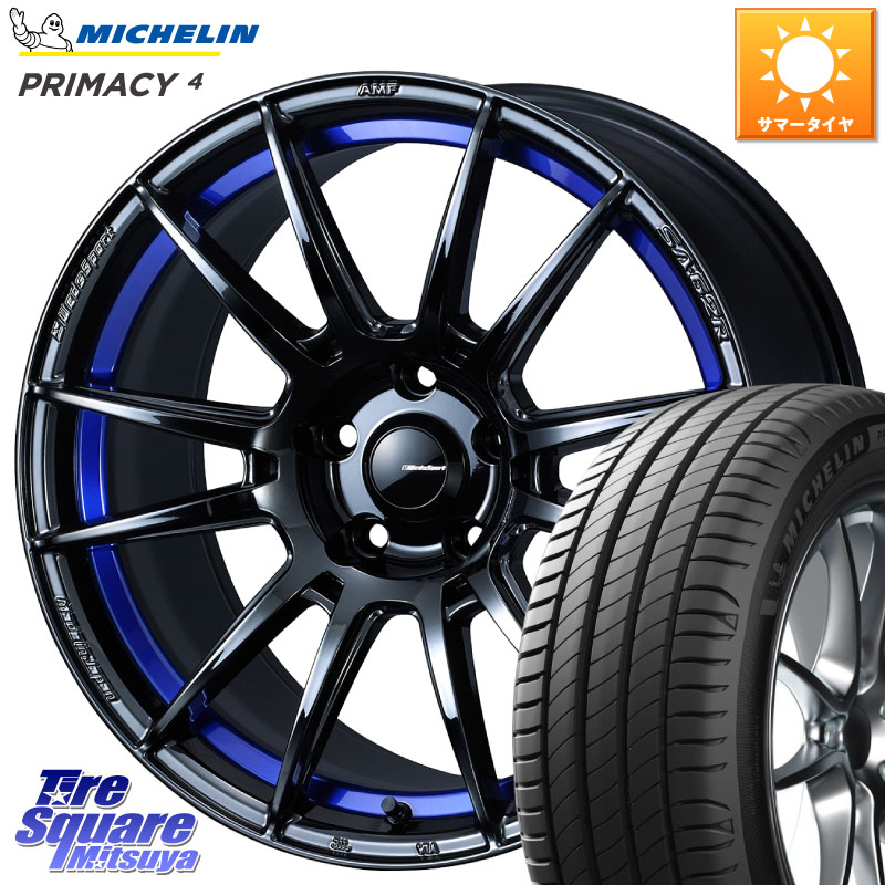 ミシュラン PRIMACY4 プライマシー4 99W XL ★ 正規 225/50R18WEDS WedsSport SA-62R SA62R ウェッズ スポーツ ホイール 18インチ 18X7.5J 35 5穴 114.3 スカイラインセダン 日産|タイヤスクエアミツヤ