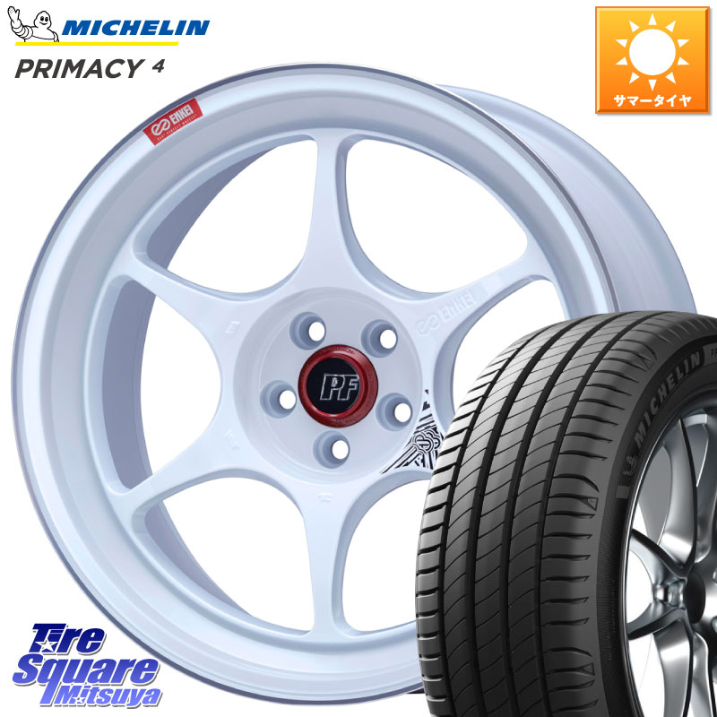 ENKEI エンケイ PerformanceLine PF06 ホイール 18インチ 18 X 8.0J +45 5穴 114.3 ミシュラン PRIMACY4 プライマシー4 100W XL VOL 正規 245/45R18