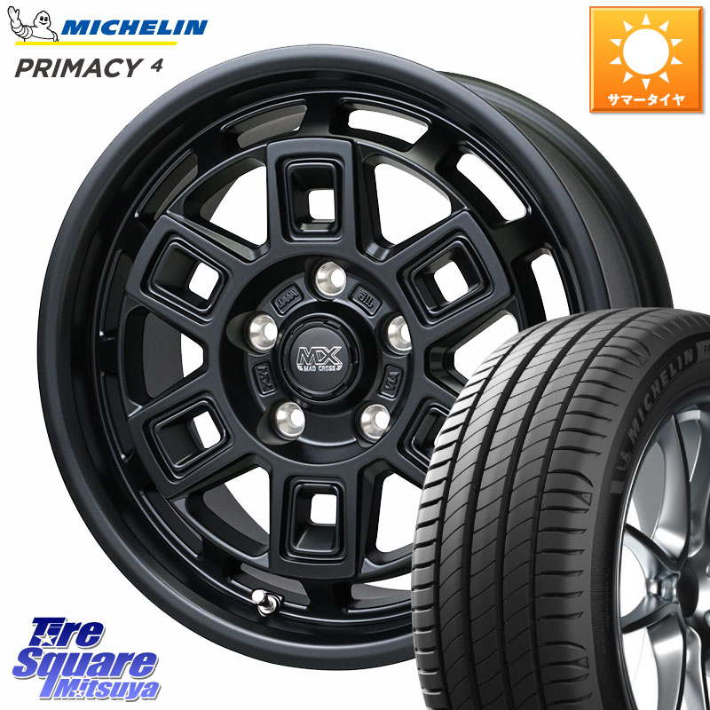 ミシュラン PRIMACY4 プライマシー4 94Y XL ★ 正規 225/45R17HotStuff MAD CROSS AEVER マッドクロス アイヴァー ホイール 17インチ 17X7.0J 38 5穴 114.3 GRヤリスRSノーマルキャリパー ブレイド オーリス IS レクサス｜タイヤスクエアミツヤ