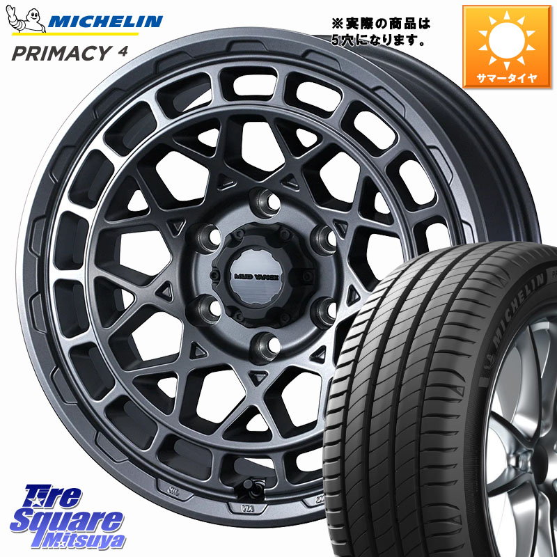 WEDS MUDVANCE X TYPE M ホイール 18インチ マッドヴァンス 18 X 7.5J +35 5穴 114.3 ミシュラン PRIMACY4 プライマシー4 100W XL VOL 正規 245/45R18
