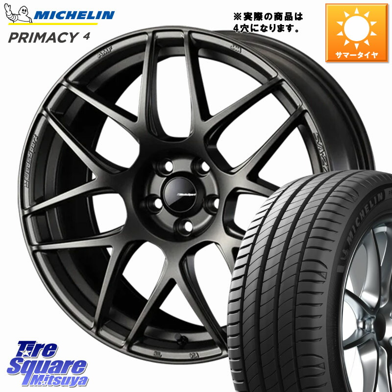 WEDS 74182 SA-27R ウェッズ スポーツ ホイール 17インチ ◇参考画像 17 X 6.5J +42 4穴 100 ミシュラン PRIMACY4 プライマシー4 91W MO 正規 205/55R17 ライズ ロッキー ガソリン車 4穴