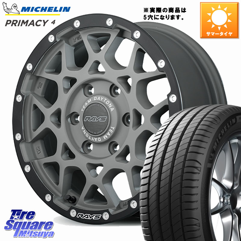 ミシュラン PRIMACY4 プライマシー4 98Y XL I ★ 正規 225/50R17RAYS 【欠品次回要問合せ】 M8 TEAM DAYTONA ホイール 17インチ 17X7.0J 32 5穴 114.3|タイヤスクエアミツヤ